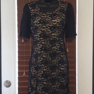 Backless Lace Mini Dress